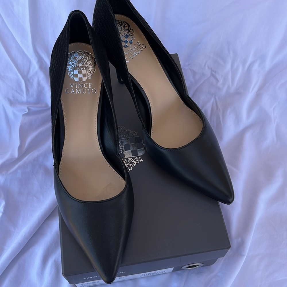 Vince Camuto Black Heels